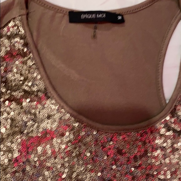 Super Cute Epique Moi Sequin Dress M - Picture 2 of 3